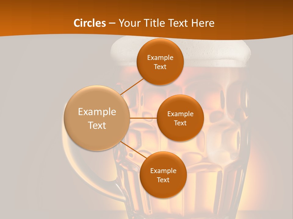 Alcohol Amber Background PowerPoint Template