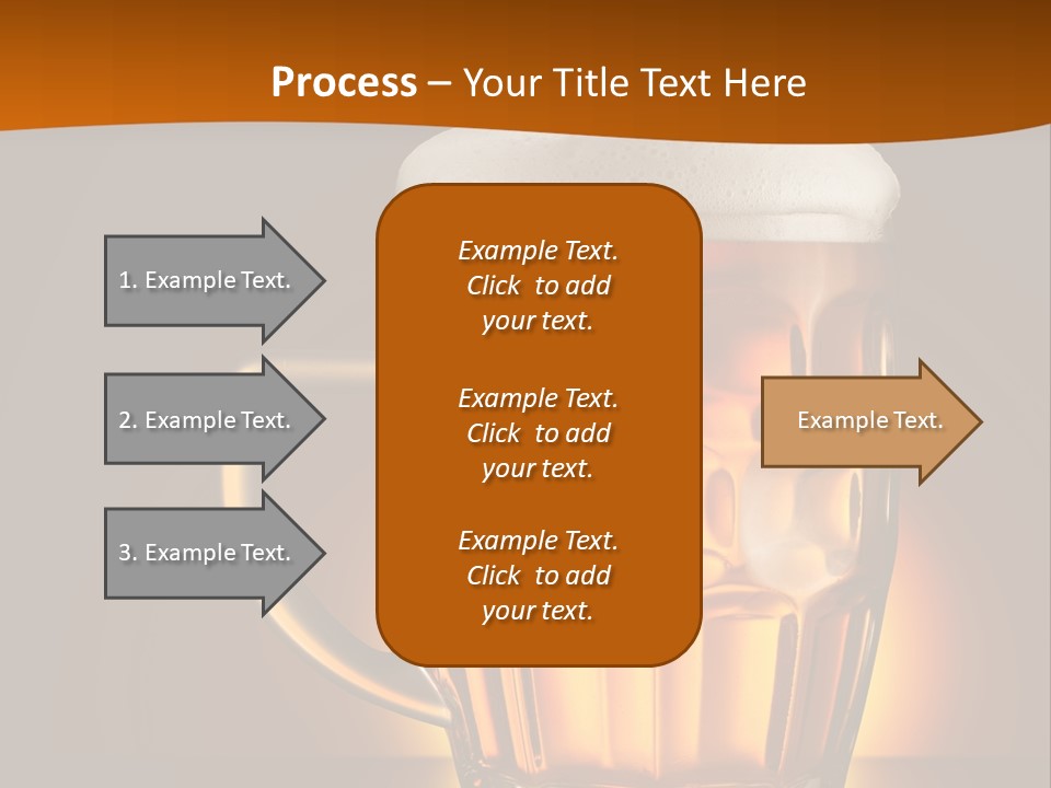 Alcohol Amber Background PowerPoint Template
