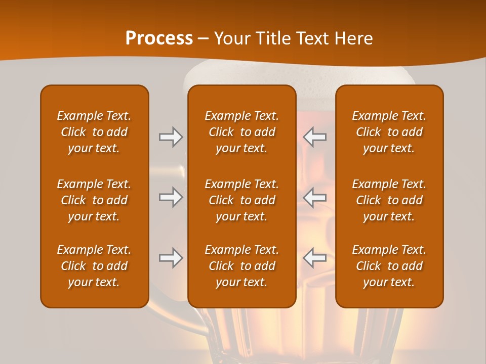 Alcohol Amber Background PowerPoint Template