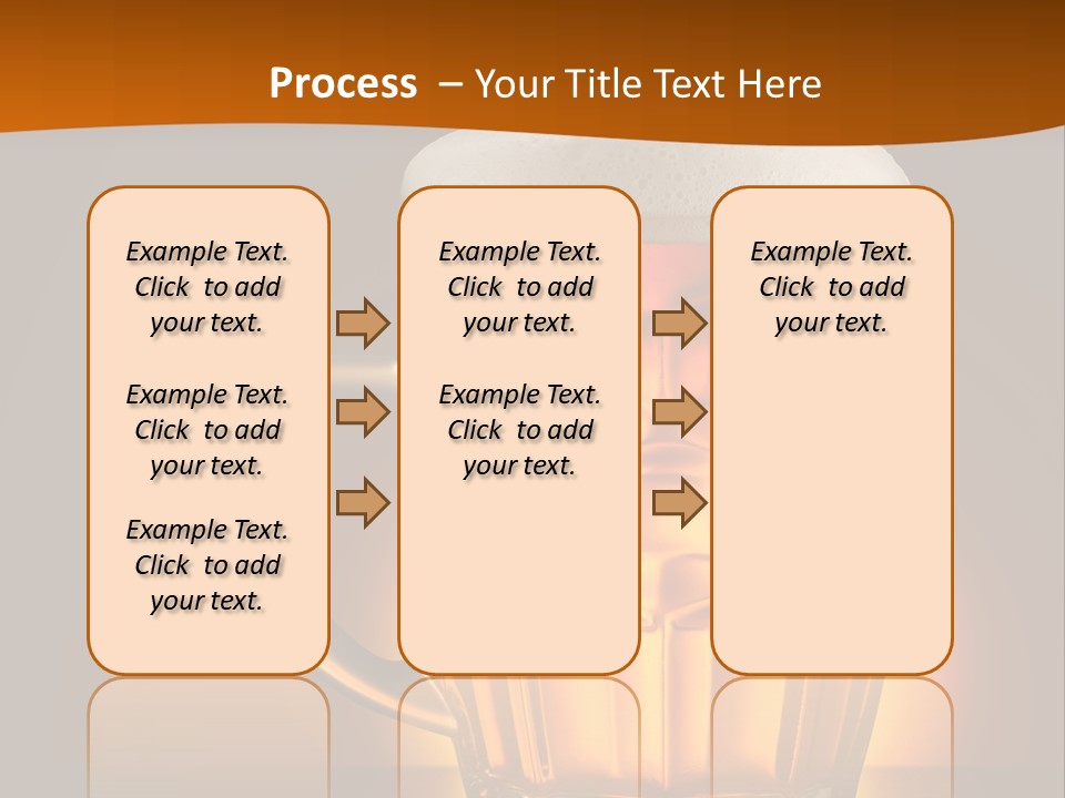 Alcohol Amber Background PowerPoint Template
