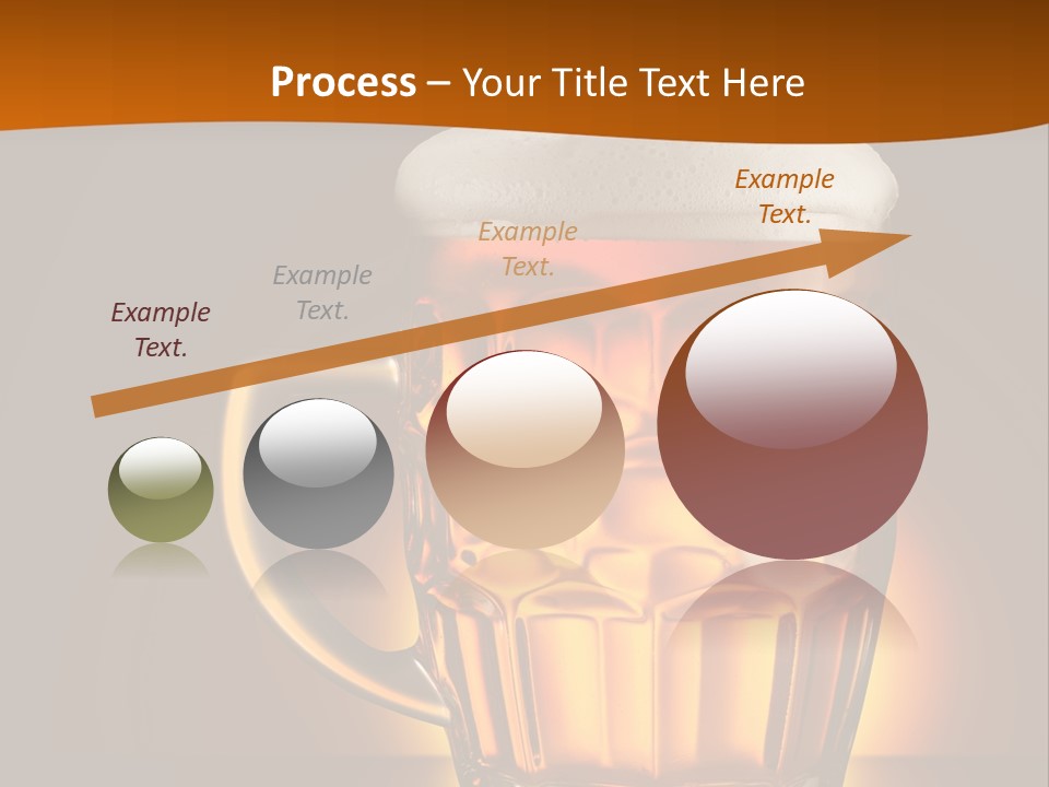 Alcohol Amber Background PowerPoint Template