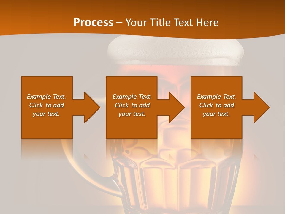 Alcohol Amber Background PowerPoint Template