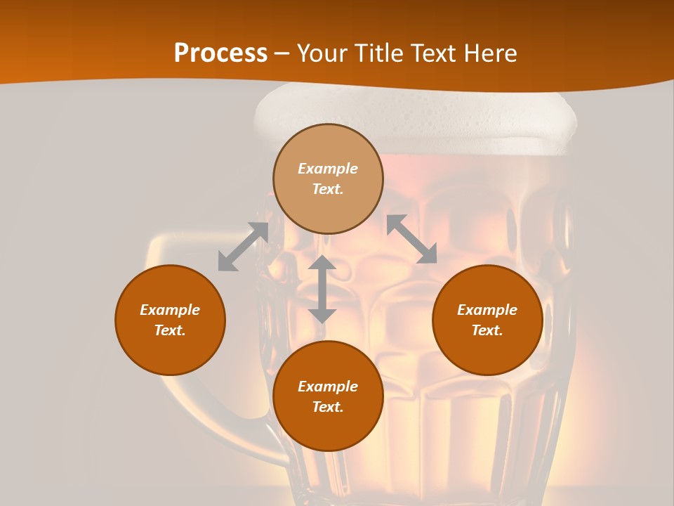 Alcohol Amber Background PowerPoint Template