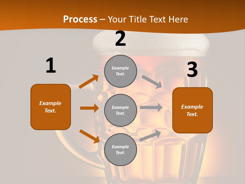 Alcohol Amber Background PowerPoint Template