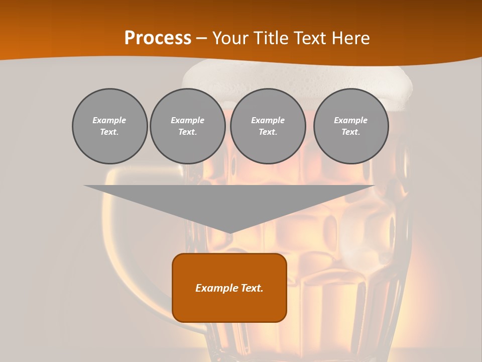 Alcohol Amber Background PowerPoint Template