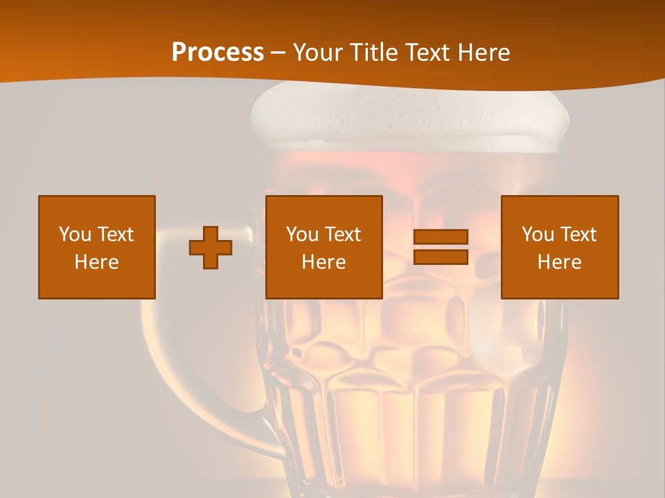 Alcohol Amber Background PowerPoint Template