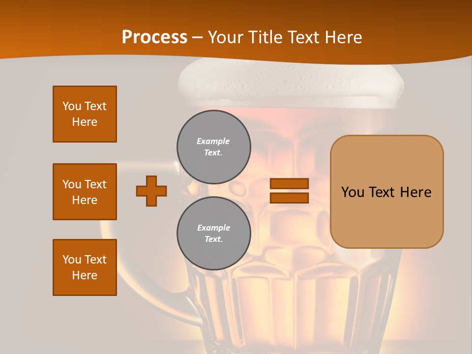Alcohol Amber Background PowerPoint Template