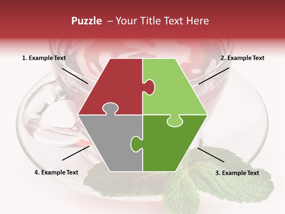 Cut Tea Whole PowerPoint Template