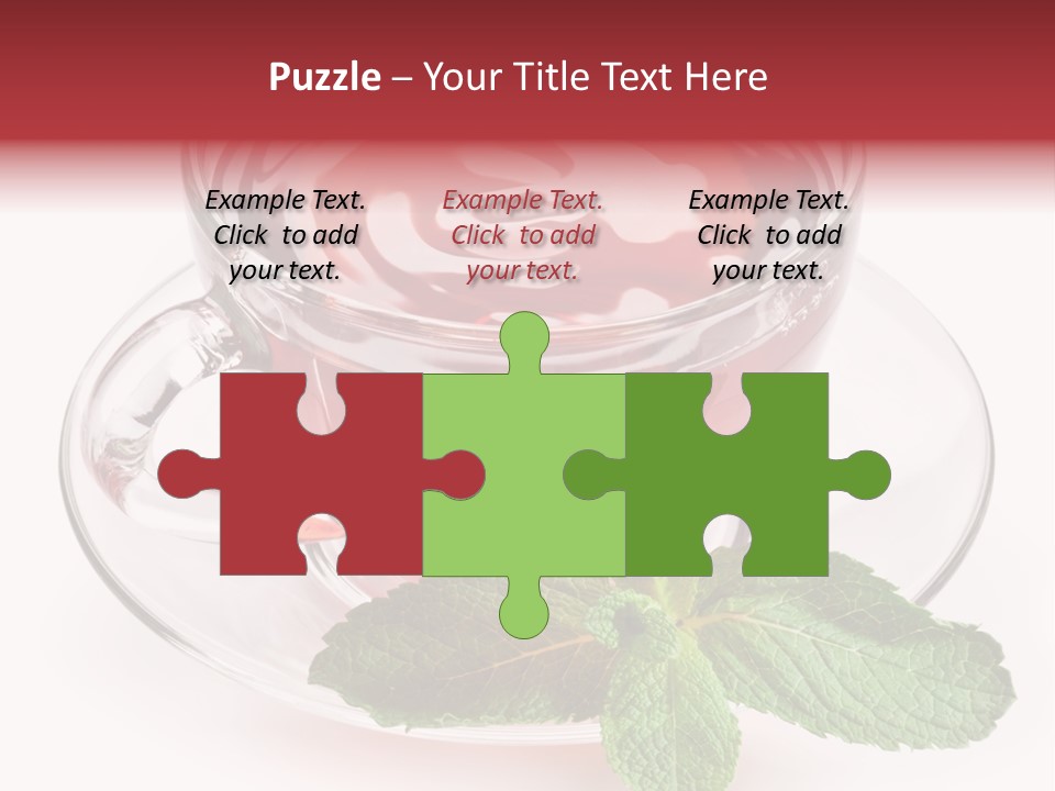 Cut Tea Whole PowerPoint Template