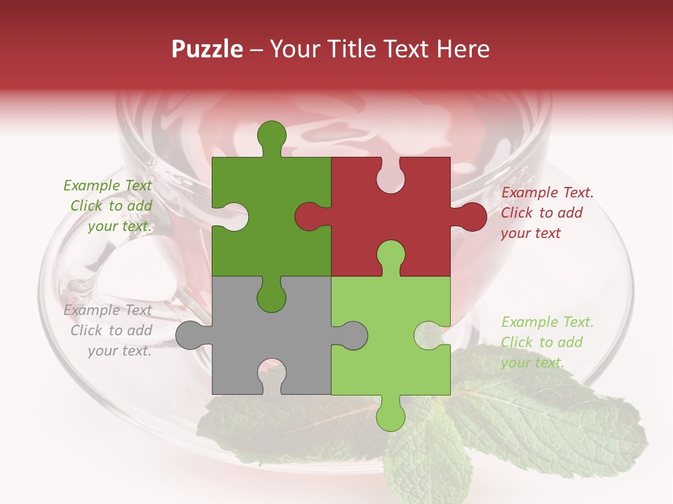 Cut Tea Whole PowerPoint Template