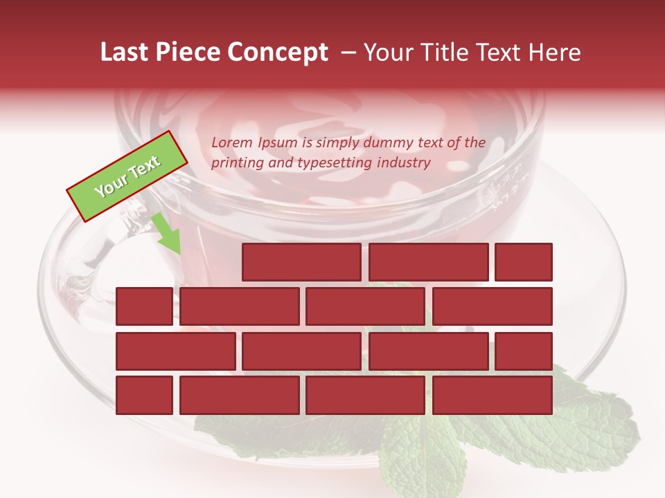 Cut Tea Whole PowerPoint Template
