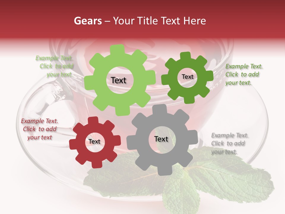 Cut Tea Whole PowerPoint Template