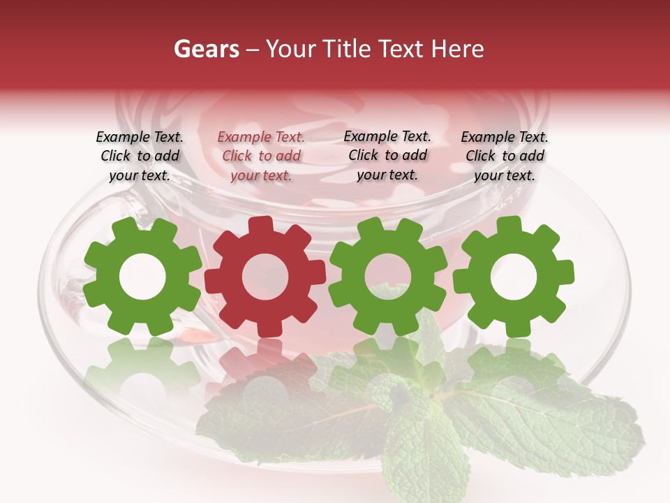 Cut Tea Whole PowerPoint Template