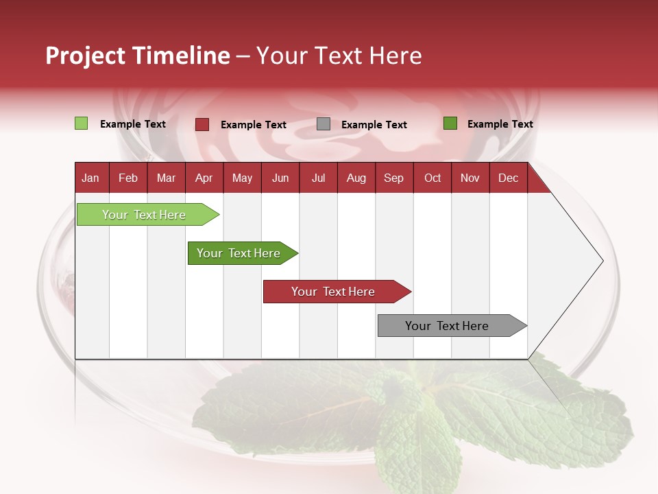 Cut Tea Whole PowerPoint Template