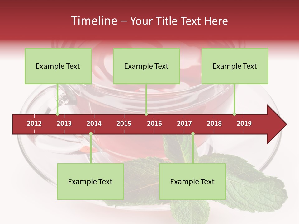 Cut Tea Whole PowerPoint Template
