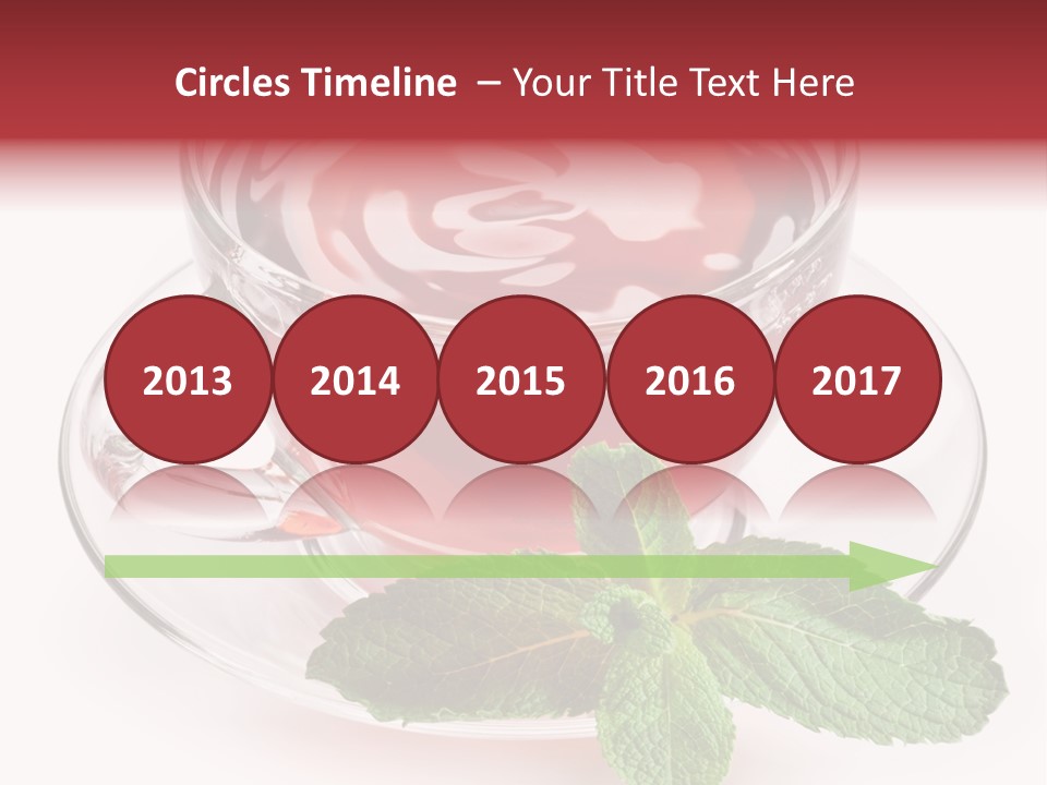 Cut Tea Whole PowerPoint Template
