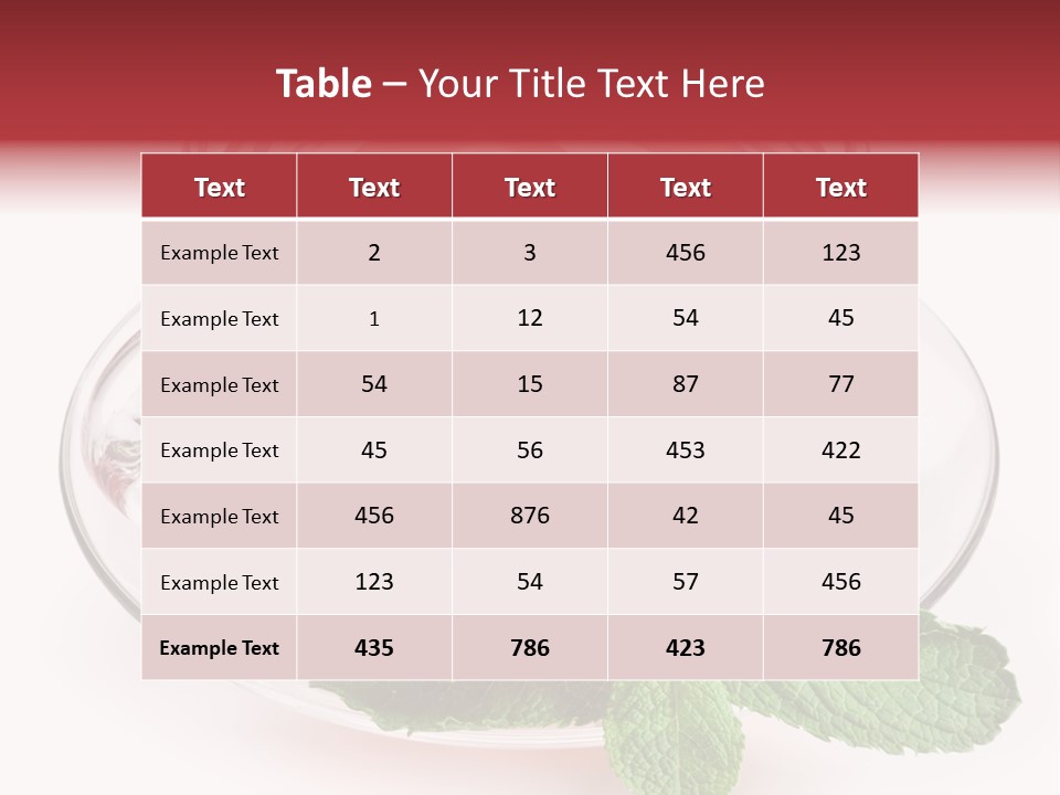 Cut Tea Whole PowerPoint Template