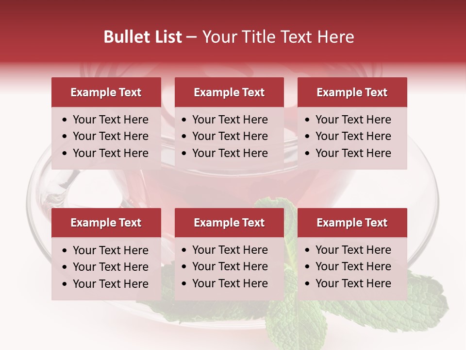 Cut Tea Whole PowerPoint Template