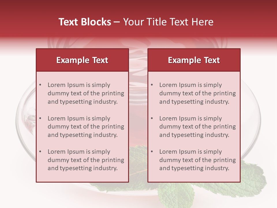 Cut Tea Whole PowerPoint Template