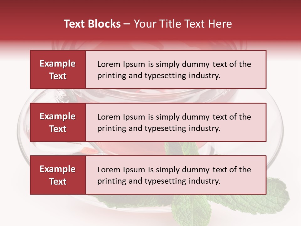 Cut Tea Whole PowerPoint Template