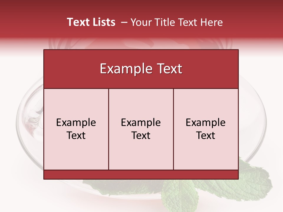 Cut Tea Whole PowerPoint Template