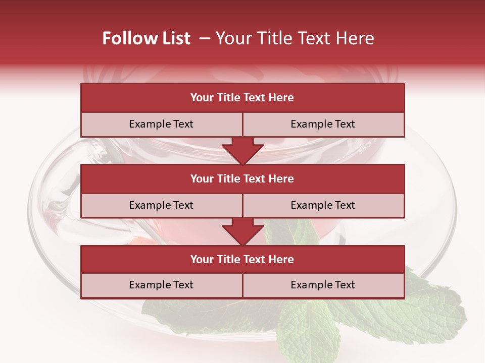 Cut Tea Whole PowerPoint Template