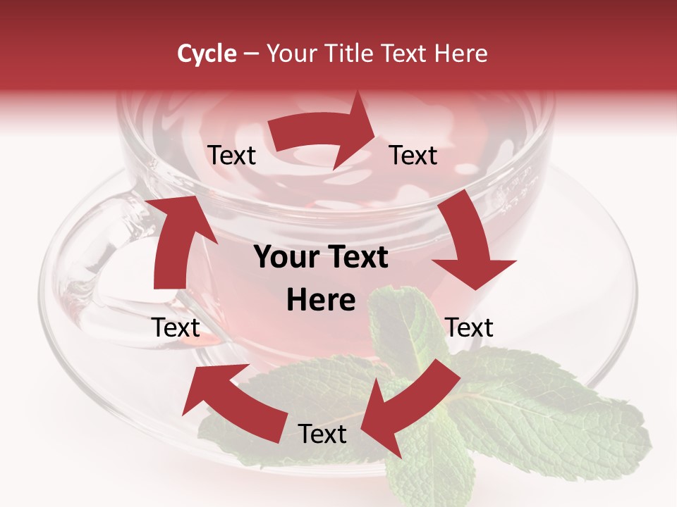 Cut Tea Whole PowerPoint Template