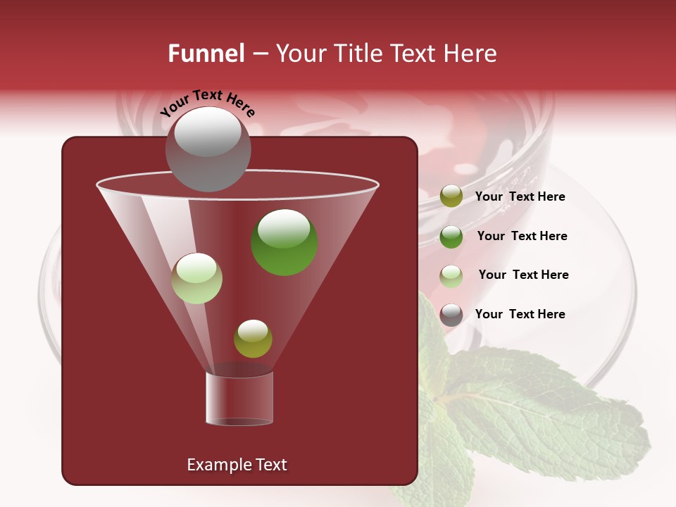 Cut Tea Whole PowerPoint Template