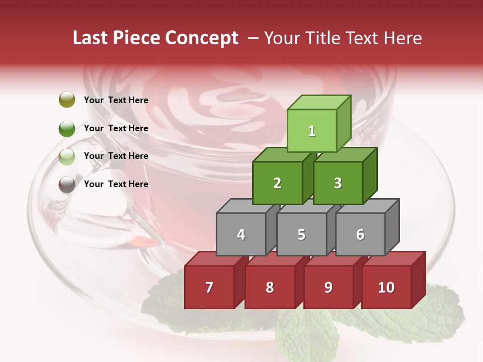 Cut Tea Whole PowerPoint Template