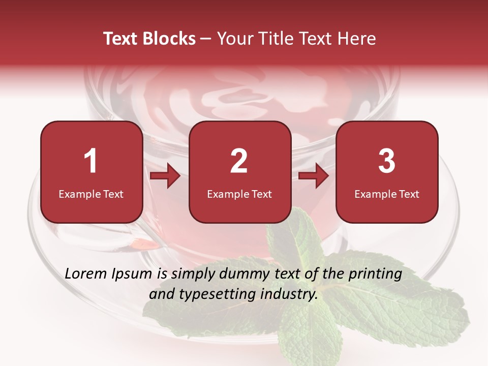 Cut Tea Whole PowerPoint Template
