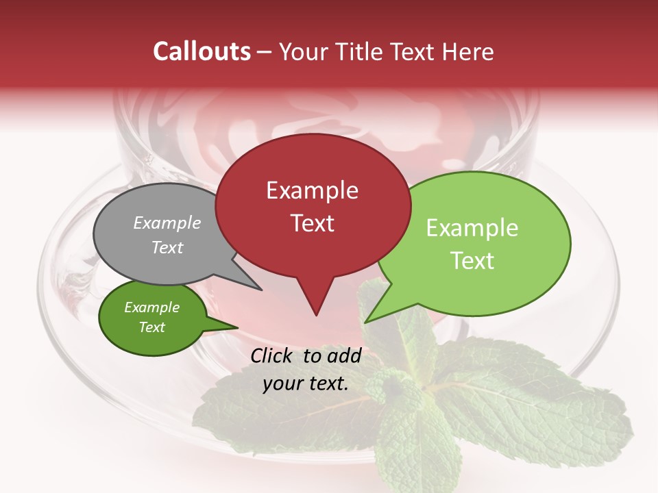 Cut Tea Whole PowerPoint Template