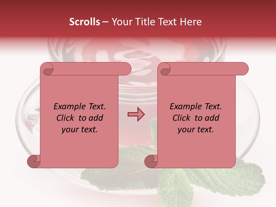 Cut Tea Whole PowerPoint Template