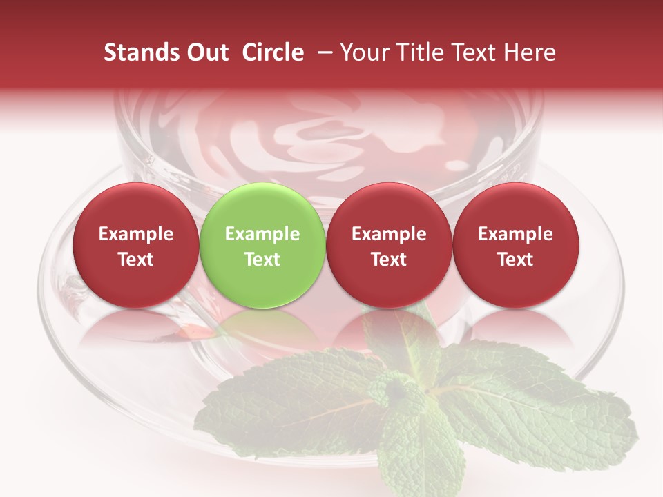 Cut Tea Whole PowerPoint Template