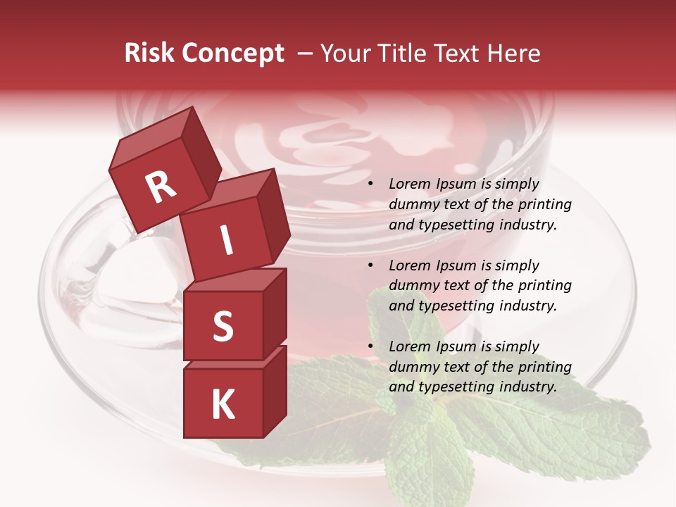 Cut Tea Whole PowerPoint Template