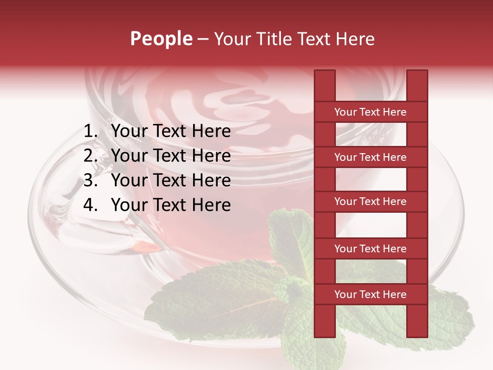 Cut Tea Whole PowerPoint Template