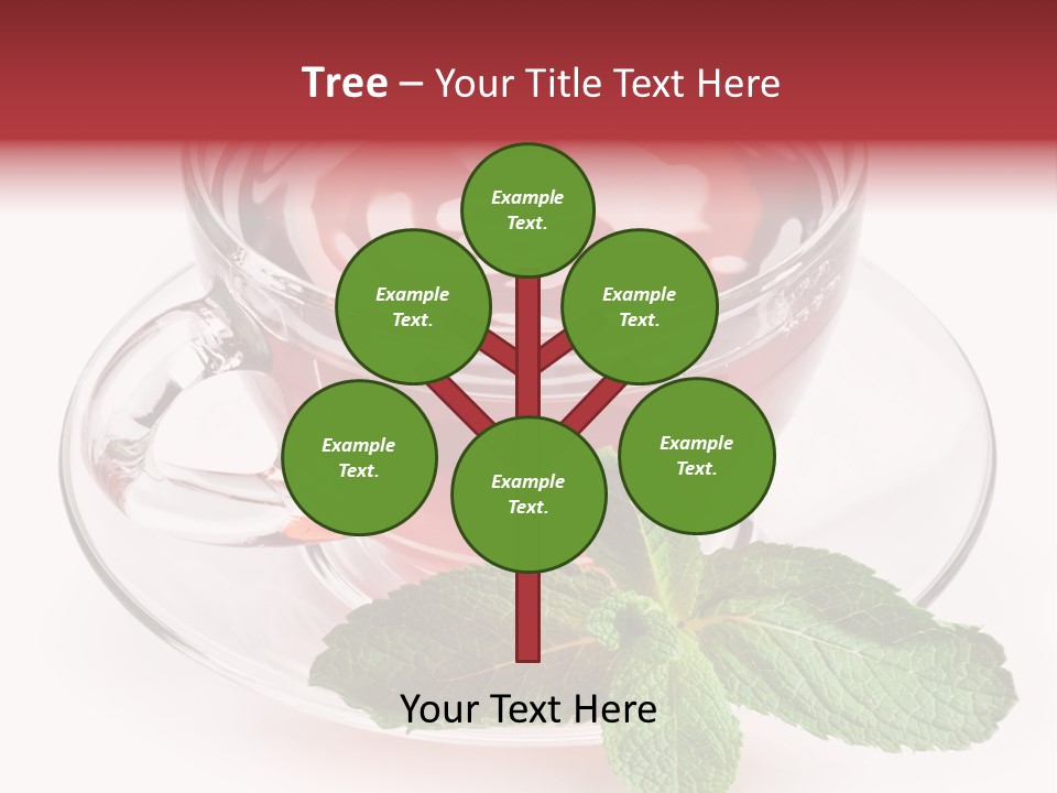 Cut Tea Whole PowerPoint Template