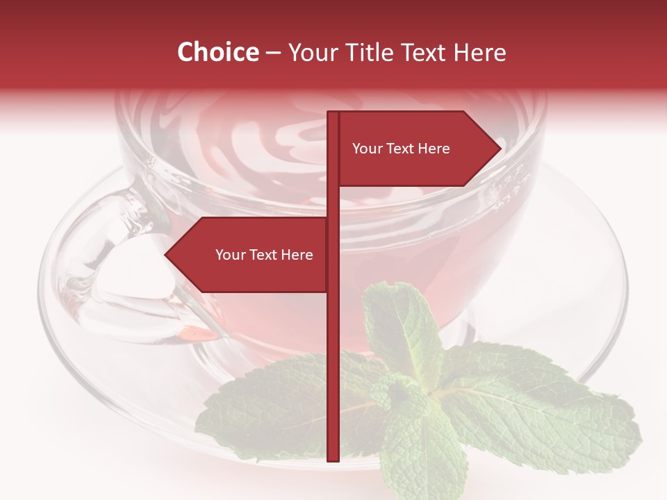Cut Tea Whole PowerPoint Template