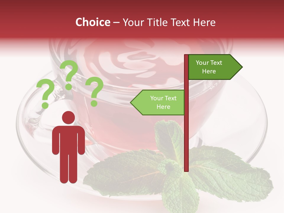 Cut Tea Whole PowerPoint Template