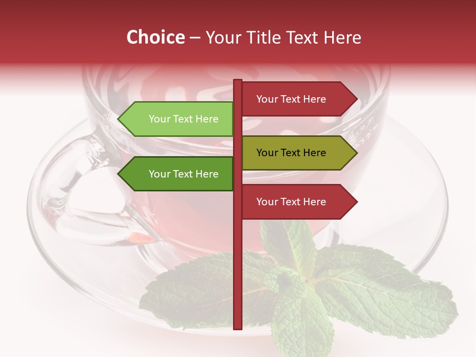 Cut Tea Whole PowerPoint Template