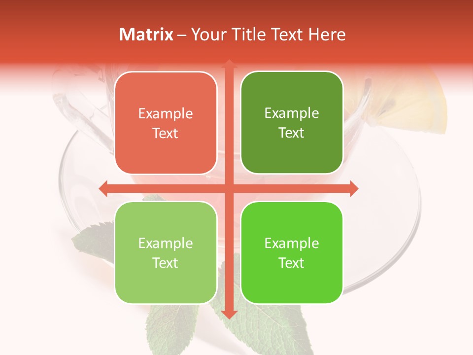Cut Plate Lemon PowerPoint Template