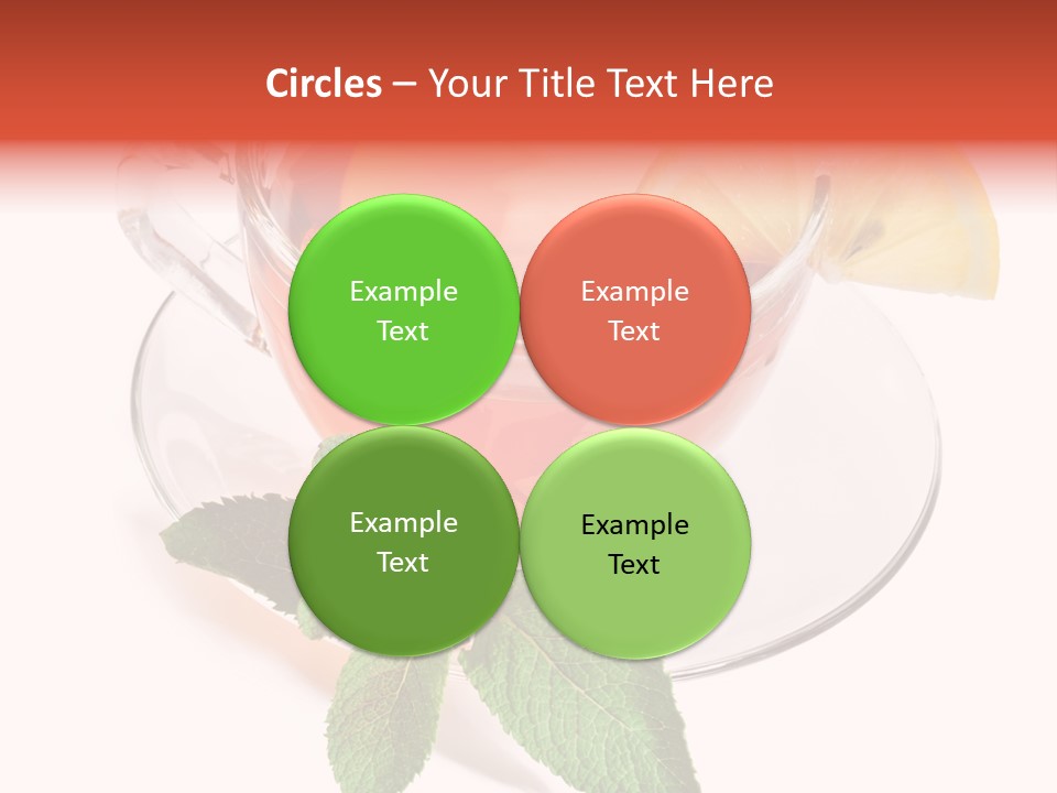 Cut Plate Lemon PowerPoint Template