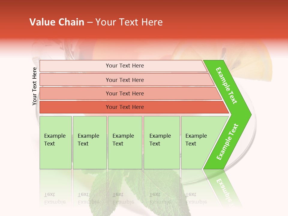Cut Plate Lemon PowerPoint Template
