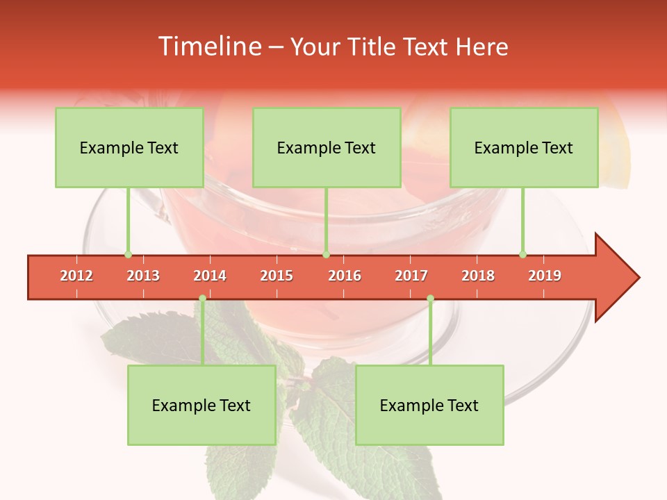 Cut Plate Lemon PowerPoint Template