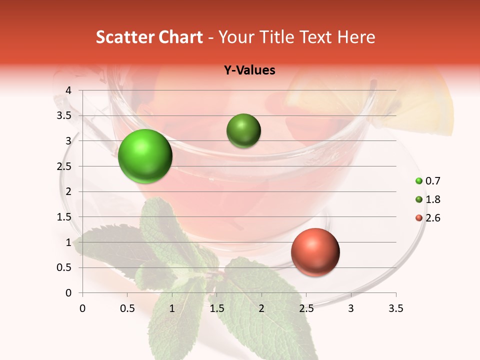 Cut Plate Lemon PowerPoint Template