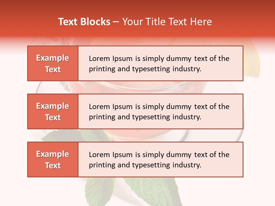 Cut Plate Lemon PowerPoint Template