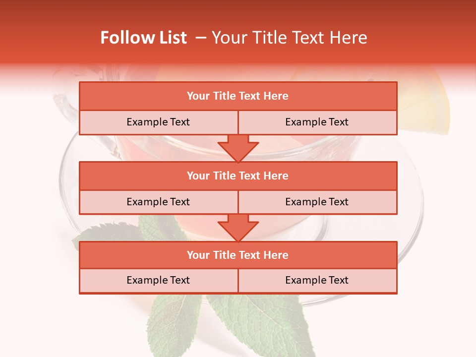 Cut Plate Lemon PowerPoint Template