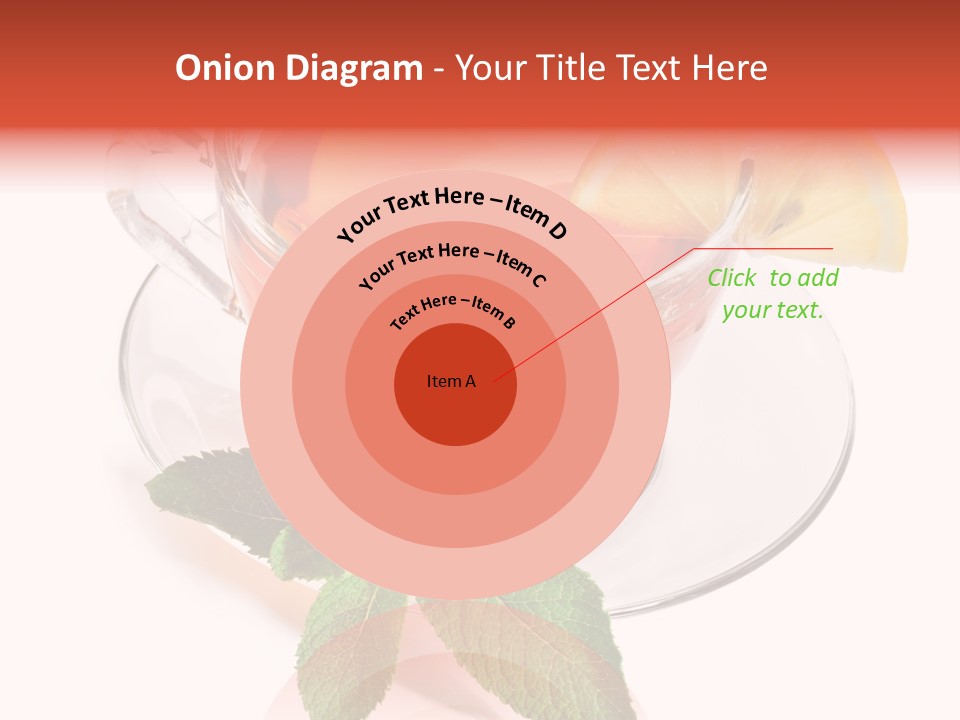 Cut Plate Lemon PowerPoint Template