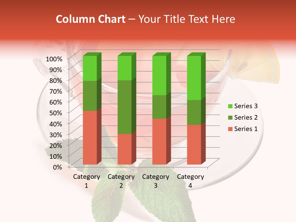 Cut Plate Lemon PowerPoint Template