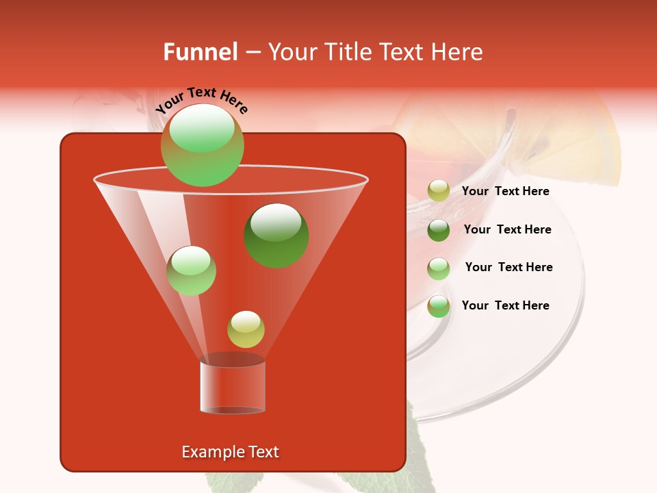 Cut Plate Lemon PowerPoint Template
