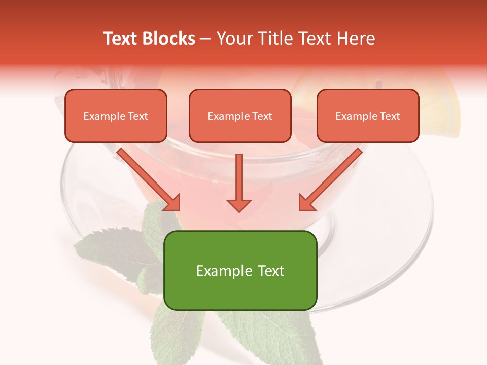 Cut Plate Lemon PowerPoint Template